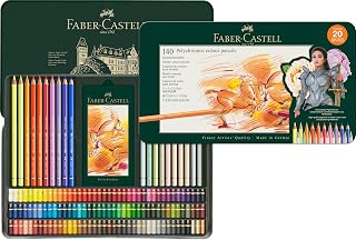 Faber-Castell Polychromos Colouring Pencils, 140 Colours in Metal Case