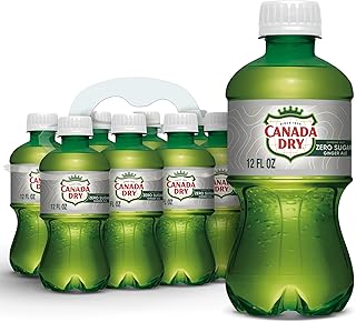Diet Canada Dry Ginger Ale Soda, 12 Fluid Ounce Bottle, 8 Count