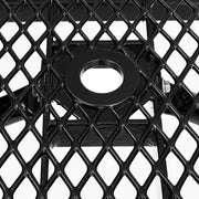 Global Industrial Black / 72 inches x 30 inches x 29.5 inches / Industrial Picnic Tables