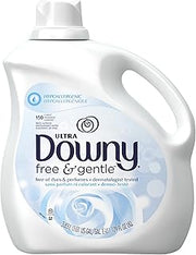 Downy Ultra Fabric Softener Free and Gentle Liquid 150 Loads, 129-Ounce