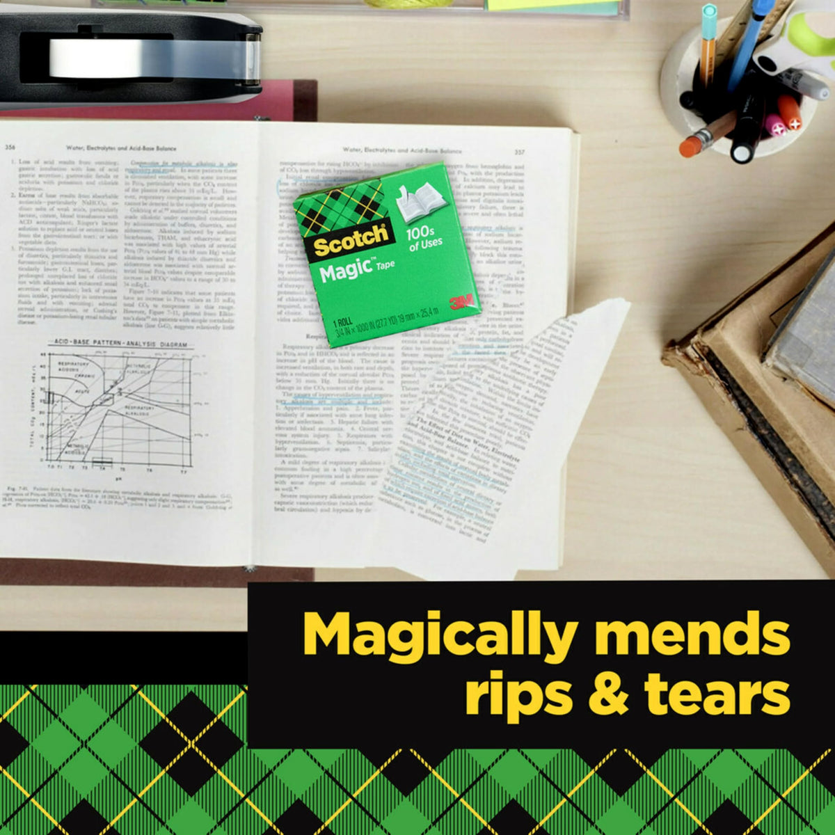Scotch Magic Tape by 3M – One Size, Blend, Multi, Model 810-R1