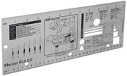 Mercer Rules Culinary Ruler by Mercer Culinary – Stainless Steel, Silver, Model M33241