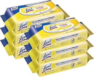 Lysol Disinfecting Handi-Pack Wipes, Lemon and Lime Blossom, 480 Count