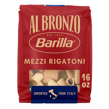 Al Bronzo Mezzi Rigatoni Pasta by Barilla – 16 Ounce (Pack of 1)