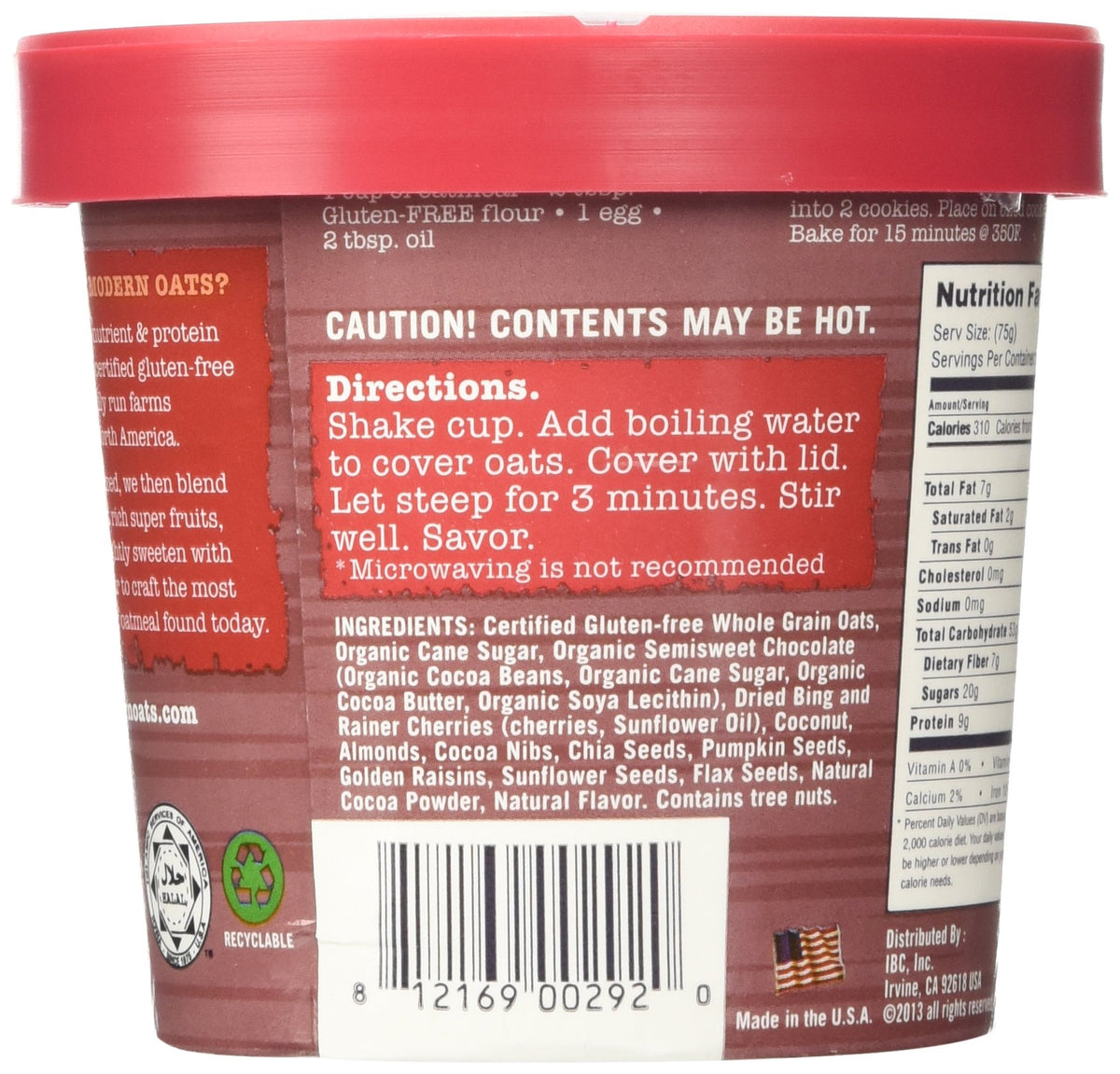 Modern Oats Variety Pack / Pack of 6 / 1 Breakfast Foods
