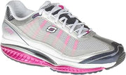 Skechers Resistance Runner Silver Hot Pink Size 9.5