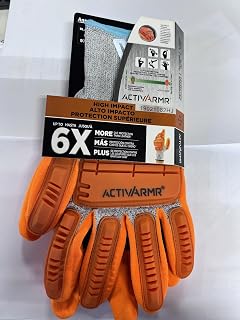 Ansell 6X High Impact ACTIVARMR Gloves, Size XL