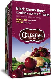 Celestial Seasonings Herb Tea Black Cherry Berry, 20-count (Pack of6)