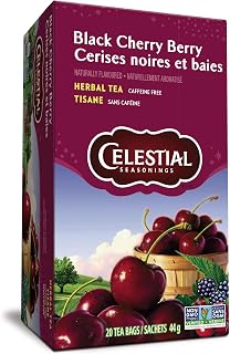 Celestial Seasonings Herb Tea Black Cherry Berry, 20-count (Pack of6)