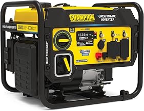 Champion Power Equipment 5500-Watt RV Ready Portable Generator | Open Frame Inverter, Quiet Technology, 3-Year Warranty, CARB Compliant