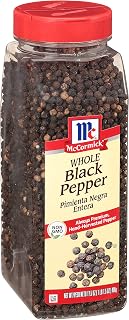 McCormick Whole Black Pepper, Made with Whole Peppercorns, 17.5 oz