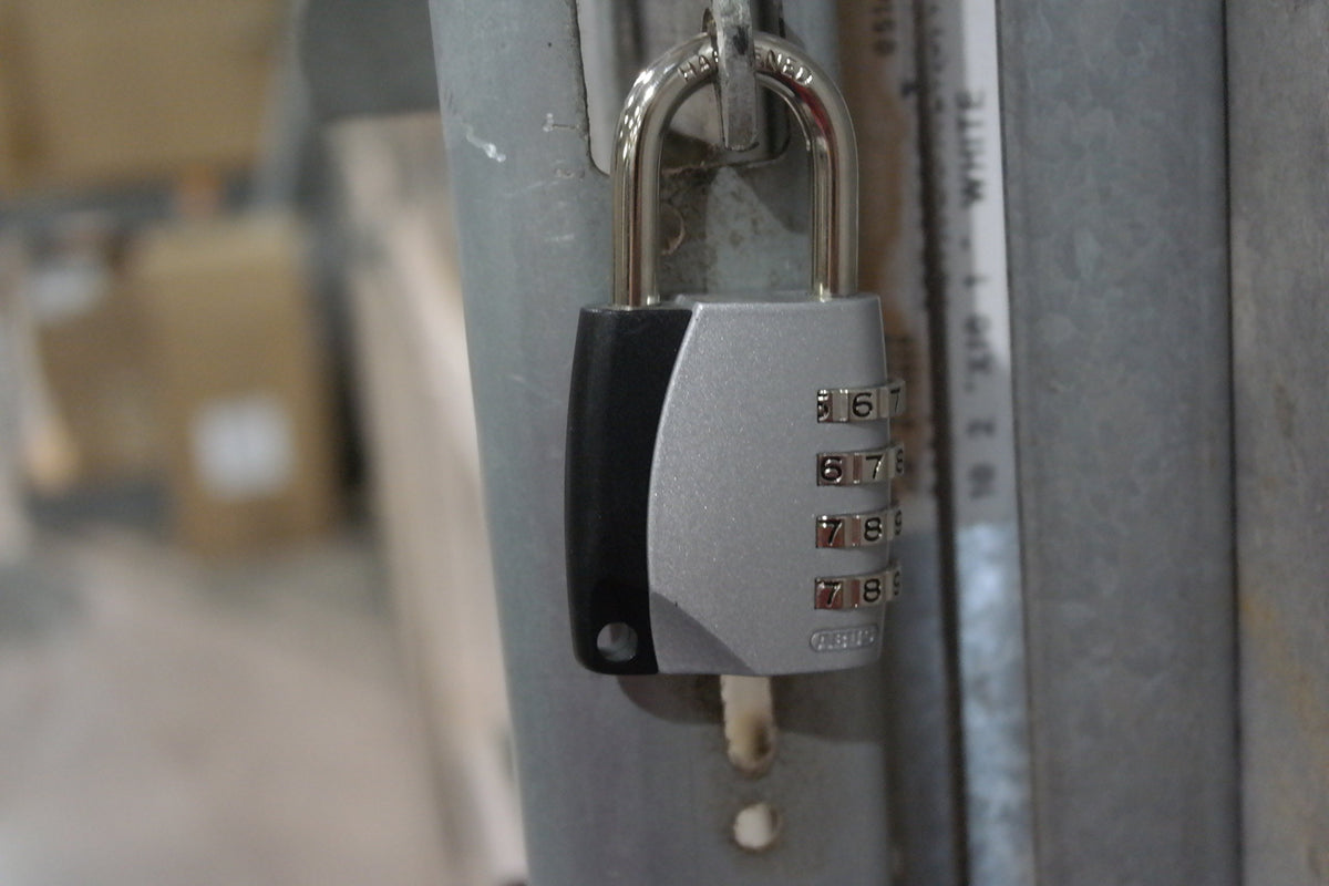 Lock 155/40 CARDED RESETTABLE COMBO Padlock by ABUS – Alloy Steel, Model 12825