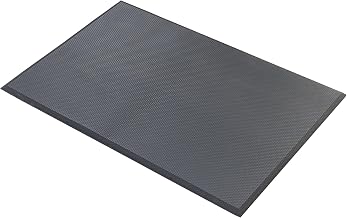 Winco 2' x 3' Black Anti-Fatigue Floor Mat