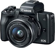 Canon EOS M50 Mirrorless Vlogging Camera Kit with EF-M 15-45mm Lens, Black