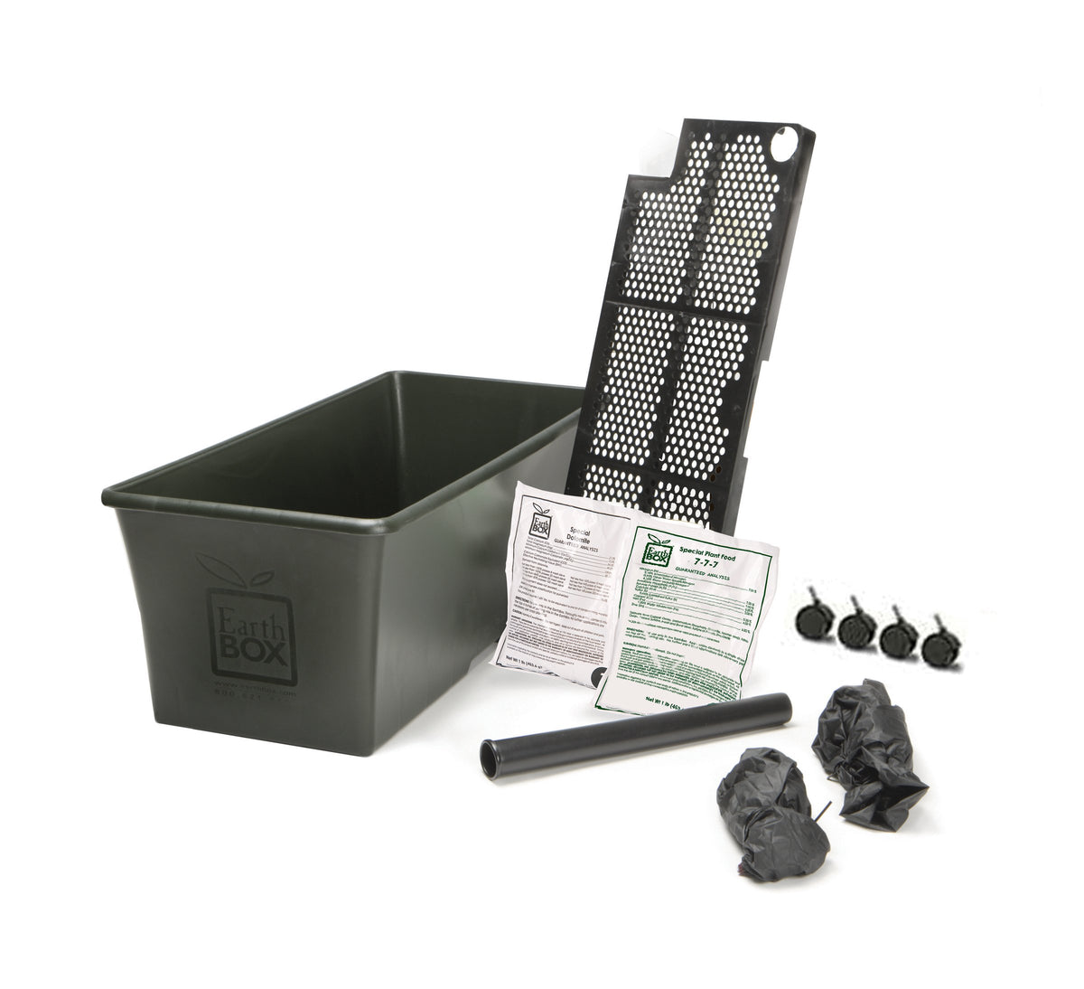 80101.01 Garden Kit by EarthBox – 30 inches (L) x 15 inches (W) x 12 inches (H), 2 cubic_feet, Plastic, Green, Model 1010045