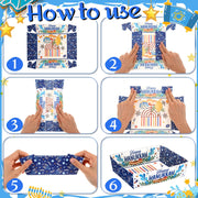 Harloon Hanukkah Serving Trays, Disposable Paper, 36 Count
