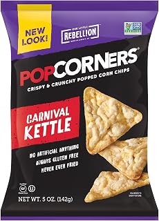 Popcorners Carnival Kettle, Popped Corn Chips, 5oz