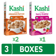 Variety Pack Breakfast Cereal 53.2oz 3 Count by Kashi – 1.11 Ounce (Pack of 3), Pack of 3, Model 00018627116967
