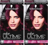 Schwarzkopf Color Ultime Hair Color, 5.23 Charcoal Fuchsia, 1 Application - Permanent Hair Dye for Vivid Color Intensity and Fade-Resistant Shine up to 10 Weeks (Pack of 2)