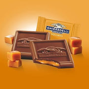 Ghirardelli Milk Chocolate Caramel SQUARES Case Pack (430 ct) Premium Individually Wrapped Milk Chocolate with Luscious Caramel