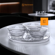 4 Crystal Glass Servings by by Nachtmann – std, Crystal glass, Transparent, Pack of 4, Model 105766