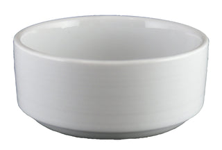 Radiance Stacking Bouillon by Vertex China – 8.0 ounces, Porcelain, Porcelain White, Pack of 36, Model RA-4S