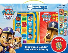 Nickelodeon PAW Patrol Chase, Skye, Marshall, and More! - Electronic Me Reader Jr. 8 Sound Book Library - PI Kids