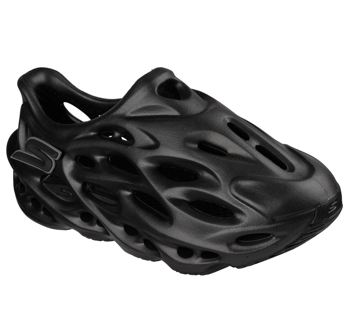 Men's FOAMIES GO Foam Arch Fit Glide Step Monster by Skechers – Ethylene Vinyl Acetate, Black/Black, Model 217181