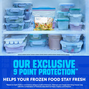 Two Gallon Food Storage Freezer Bags by Ziploc – 30 Count (Pack of 2), 2.0 gallons, Plastic, Blue, Pack of 2