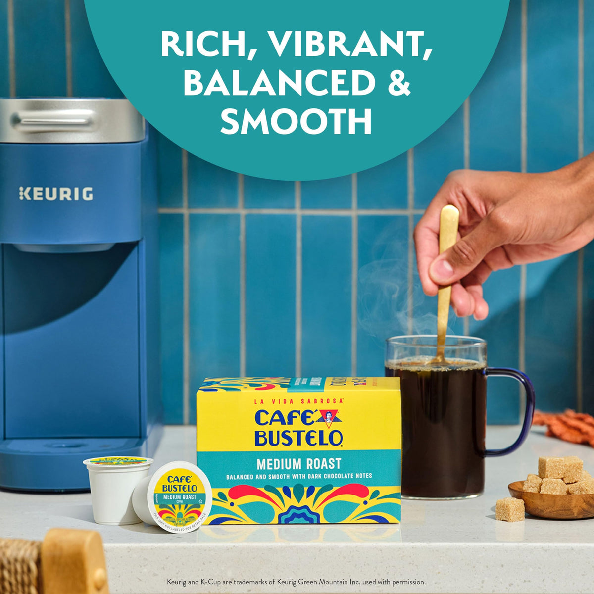 Café Bustelo Medium Roast by Cafe Bustelo – 10 Count (Pack of 1), Model 091514_9821