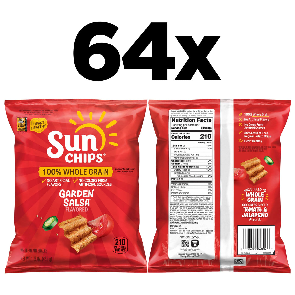 Sunchips Garden Salsa / 1.5 Ounce (Pack of 64) / 1 Chips & Crisps