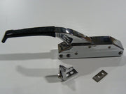 Single Action Edgemount Oven Latch by CHG – 10 3/4" x 1 1/4", Alloy Steel, Silver, Model R35-3105-X