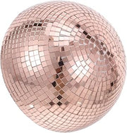 Half Disco ° Panoramic Reflection 9.84 Inch Wall Decoration Self-Adhesive Foam Sphere with Weather Resistant Mirror Globe for Birthday Party Decor