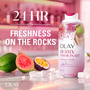 Olay Berry Passionate with Passionfruit & Guava / 22 Fl Oz (Pack of 1) / White Body Washes