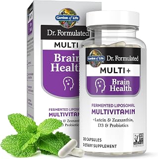 Garden of Life Dr. Formulated Multi+ Brain Health for Memory & Focus, 30ct