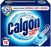 Calgon Tablets 3-in-1 Water Softener, 15 Tablets