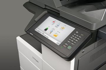 MX910 MX912DXE Laser Multifunction Printer - Monochrome - Plain Paper Print - Desktop by Lexmark – 45.4"x24.2"x27.4", Plastic, Monochrome, Model 26Z0102