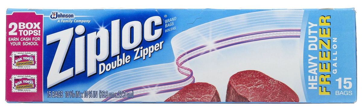 Bag Freeezer Gallon by Ziploc – Gallon Size, 1.0 gallons, Clear, Pack of 12, Model 00389