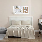 1888 Mills Twin Sheet Set – 3 piece Bedding – Soft and Shrinkage Resistant Deep Pockets True Classic Microfiber Bed Sheet Set (Tan, Twin)