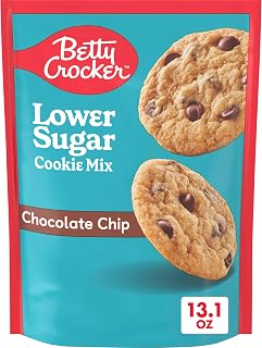Betty Crocker Lower Sugar Cookie Mix, Chocolate Chip, 13.1 oz