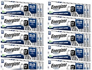 Energizer 100 AA Ultimate Lithium Leakproof Batteries