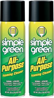Simple Green All-Purpose Foaming Aerosol Cleaner, All-Purpose Cleaning and Degreasing, 20 Oz (Pack of 2)