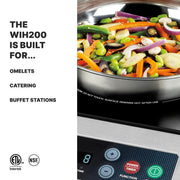 Waring Multicolor / WIH400B - Schott Ceramic Surface / 11.5" x 11.75" Countertop Burners