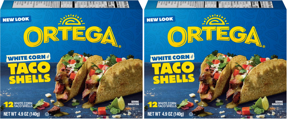 Ortega White Corn / 12 Count (Pack of 2) / White Corn