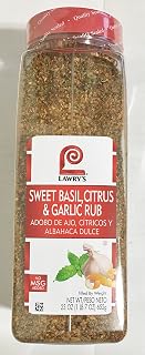 23oz Lawry's Sweet Basil, Citrus & Garlic Rub, Pack of 2