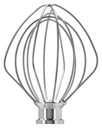 Stainless Steel Wire Whip - For 4.5 and 5 Quart Tilt-Head Stand Mixers by KitchenAid – 4.5 and 5 quart KitchenAid Tilt-Gead Stand Mixers, 5.0 quarts, Model KSM5THWWSS