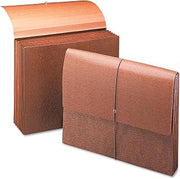 SMEAD Custom Printed Stock Partition Wallet with Elastic Cord, 5-1/4-Inch Expansion, 6 Pockets, Letter Size, Redrope
