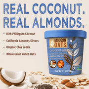 Modern Oats Coconut Almond / 2.11 Ounce (Pack of 12) / 1 Breakfast Foods