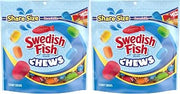 Swedish Fish Chews Soft & Chewy Candy, Share Size, 8.12 oz (Pack of 2)