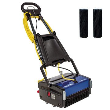 Multiwash Commercial Floor Scrubber Machine by Powr-Flite – Large, 1.0 gallons, Vinyl, Blue, Pack of 5
